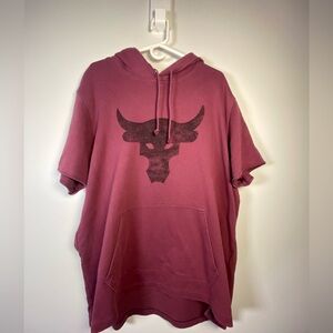 Under Armour Maroon Hoodie with Graphic